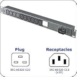 GEIST BRELN102-0020/16 Power Strip 20a RM IEC C20 Inlet ... thumbnail