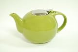 Search : 48 oz Ceramic Teapot with S/S Lid & Infuser - Green