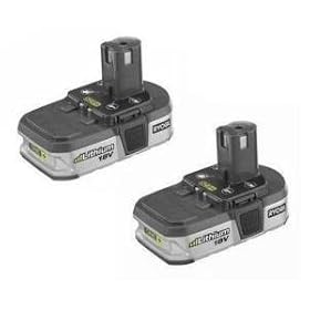 Ryobi P106 Compact Lithium-Ion Batteries (2-Pack) by Ryobi