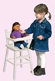 Guidecraft G98123 Doll High Chair, White Finish