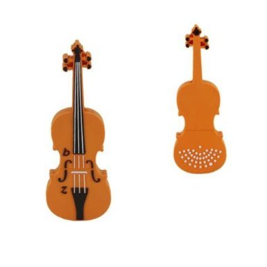 Music Mini Brown Violin 8GB USB Flash Memory Drive with Necklace