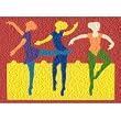 Lauri Textured Crepe Rubber Puzzle - BALLERINA 24 pcs