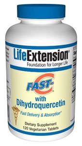 Life Extension Fast-C with dihydroquercetin Tablets, 120 Count