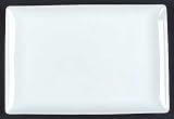 Apilco Zen Rectangular Serving Platter, Fine China Dinnerware