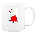 Mug with cape, santa, hat, dog, puppy
