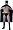Deluxe Muscle Chest Batman(TM) Fancy Dress Costume (adult size) - Small
