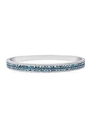 Effy Jewlery Prism White Gold Blue & White Diamond Bangle, 3.40 TCW