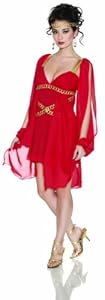 Goddess in Red Adult Costume, Medium/Large