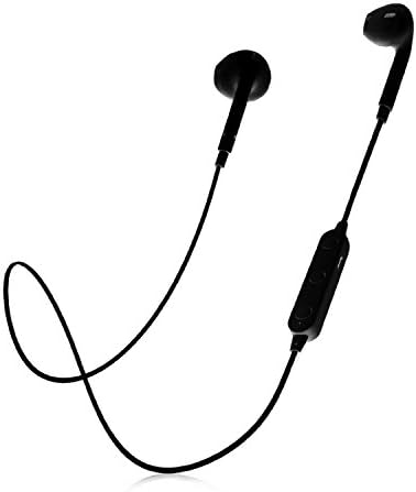 Globalbox Office Working and Driving Mini Lightweight Bluetooth V4.0 Wireless Stereo Earphones Earbuds Headphones Headsets with Microphone for Iphone Samsung LG,Black