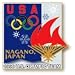 1998 Nagano Olympics Five Rings Pin