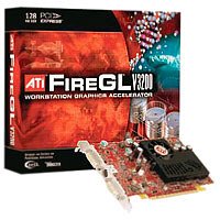 ATI Technologies 100-505084 FireGL V3200 128MB DDR SDRAM PCI Express x16 Graphics Card by ATI