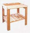 Garden Potting Table - by Cedar Creek - 3030 (Red Cedar) (29 1/2"L x 22 1/2"W x 33"H)