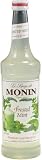 Monin Flavored Syrup, Frosted Mint, 33.8-Ounce Plastic Bottles (Pack of 4)