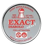 JSB Diabolo Exact Heavy .177 Cal, 10.2 Grains, Domed, 500/Tin