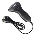 Hand Held Contact USB CCD Barcode Scanner Barcode Reader w/red LED CCD reader (Black)