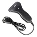 Hand Held Contact USB CCD Barcode Scanner Barcode Reader w/red LED CCD reader (Black)