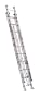 Werner D1532-2 300-Pound Duty Rating Aluminum Flat D-Rung Extension Ladder, 32-Foot
