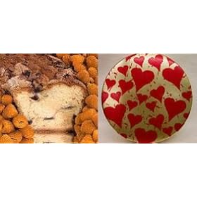 Golden Raspberry 10" Coffee Cake (Cherished Gift Tin)