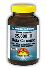 Mixed Carotenoids 25,000 IU Beta Carotene - 100 - Softgel