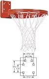 Sporting Goods : Super-Duty Double Rim Rear Mount Fixed Goal