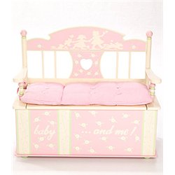 Levels of Discovery Rock-A-My-Baby Toy Box Bench by 