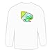 Long Sleeve T-shirt with lighthouse, map, tide