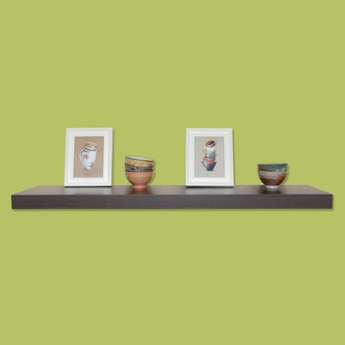 36 x 10'' x 2'' Chicago Displaying Wall Shelf Floating Shelving Walnut
