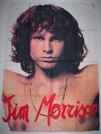 JIM MORRISON/DOORS 5x3 Feet Cloth Textile Fabric Poster