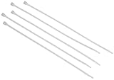 GB 46-310 Electrical 11-Inch Cable Ties, Natural, 100-Pack