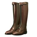 Zipper Front Boots - Mens Medium Calf, Size 7