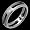 Amorite - size 6.25 Titanium Band with Diamonds