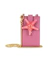 Forzieri Seastar - Italian Leather iPod Holder w/Chain Strap Orchid