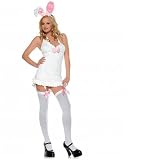  : Sexy Halloween Costume Bunny Outfit 2Pc W/Ears
