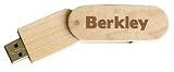 Engraved Wooden USB Flash Drive 8 GB - Engraved name Berkley