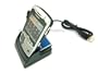 Blackberry 8300 Curve USB Twin Cradle Desktop Charger w/ Extra Battery Slot