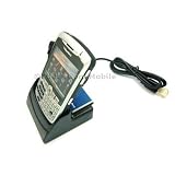 Blackberry 8300 Curve USB Twin Cradle Desktop Charger w/ Extra Battery Slot