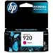 HP 920 Magenta Ink Cartridge in Retail Packaging in Retail Packaging (CH635AN#140)