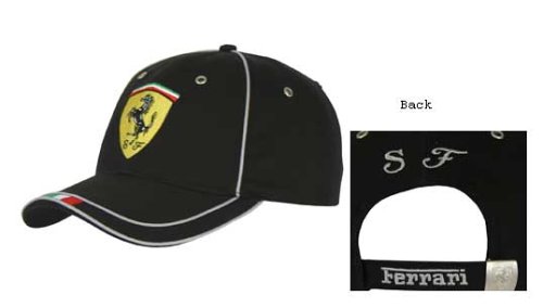 Ferrari Black Tri-Color Hat