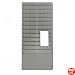 Steelmaster Time Card/Ticket Message Rack, Gray