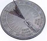 Cast Iron Father Time Sundial