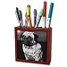   - Dogs Pug - Pug, Pugs and Kisses - Tile Pen Holders-5 inch tile pen holder