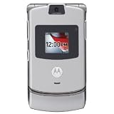 Motorola RAZR V3 Unlocked Phone with Camera, and Video Player--International Version with No Warranty (SILVER)