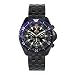 H3 GS1 Chrono, Black w/Date, Green, Blue Bezel, Black Stain.