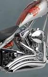 New Genuine Vance and Hines Motorcycle Exhaust / The Big Dog Motorcycles Line / Custom Choppers With Rightside Drive / Big Radius / Fits 05-07 CHOPPER, 05 BULLDOG, 05-06 MASTIFF / Purchase Any Vance and Hines Exhaust From World of Powersports and Receive a Free Powersports T-Shirt / Pt # 26025