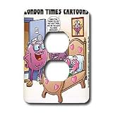 Londons Times New Release Funny Cartoons - Certainly Not Seedless Grapes - Light Switch Covers - 2 plug outlet cover