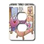 Londons Times New Release Funny Cartoons - Certainly Not Seedless Grapes - Light Switch Covers - 2 plug outlet cover