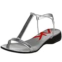 Women's Anne Klein Sport Sandal, Kameron - Silver Synthetic