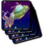 Londons Times Funny Aliens Cartoons - Alien Marital Bliss - Coasters