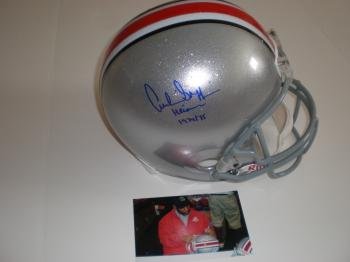 Eddie George Autographed Helmet - OHIO STATE FULL SIZE - Autographed College Helmets