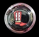 Blazing Boots Design - Hand Painted - Coaster - 3.75 inch diameter